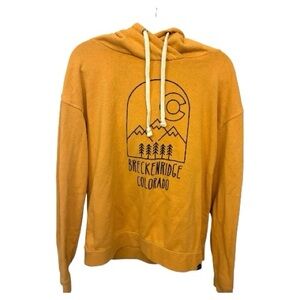 Breckenridge Colorado Men's Orange Hoodie